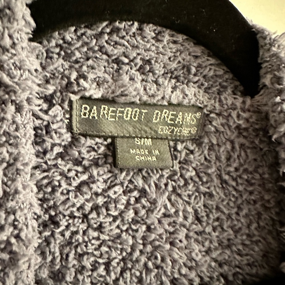 Barefoot Dreams Cozychic blue shaggy sweater